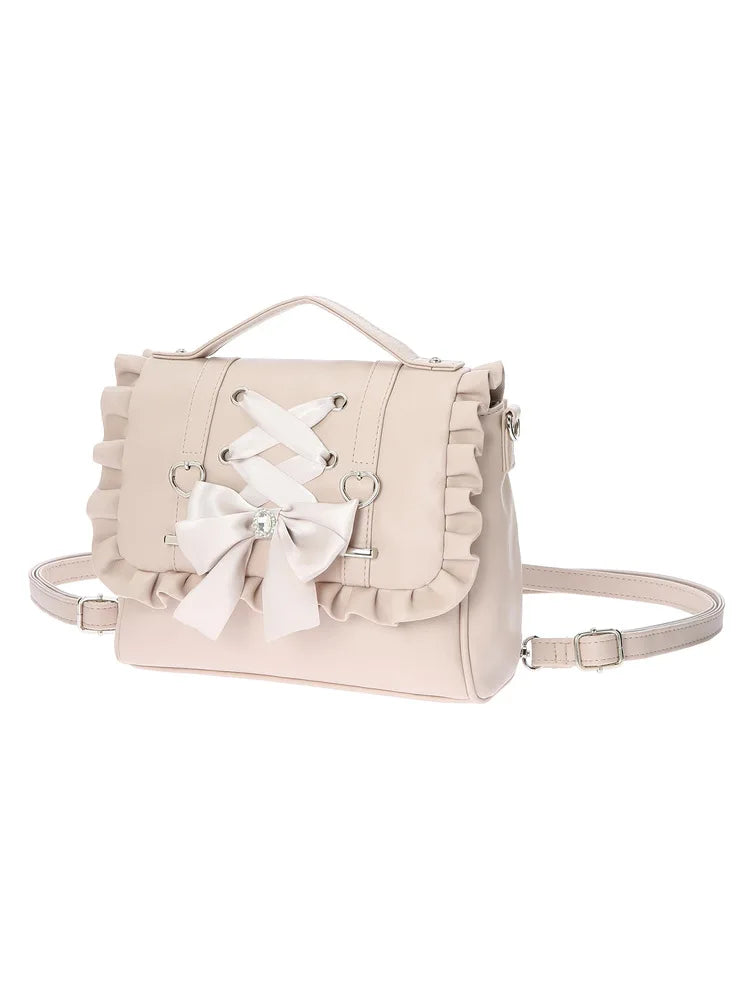 Kawaii Zarif Fiyonklu Çanta by eprolo featuring a cute design with a bow, perfect for stylish casual use.