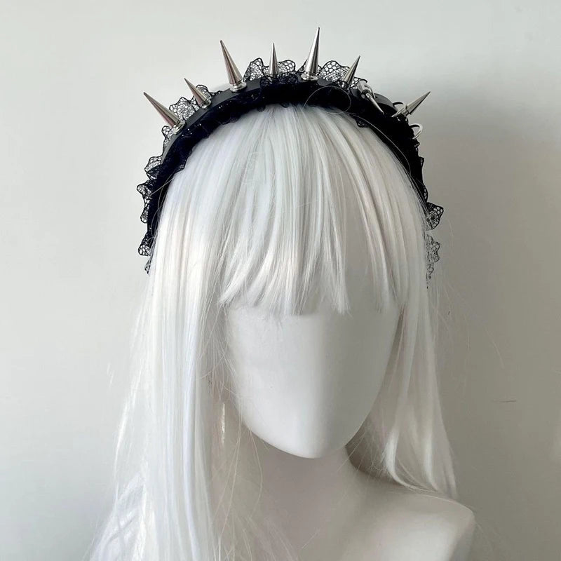 Elegant metal detailed crown by eprolo featuring intricate design and shiny finish, perfect for special occasions or decorative use.
