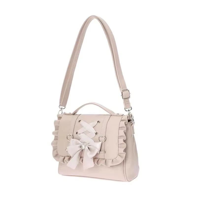 Kawaii Zarif Fiyonklu Çanta by eprolo featuring a cute design with a bow, perfect for stylish and trendy accessories.