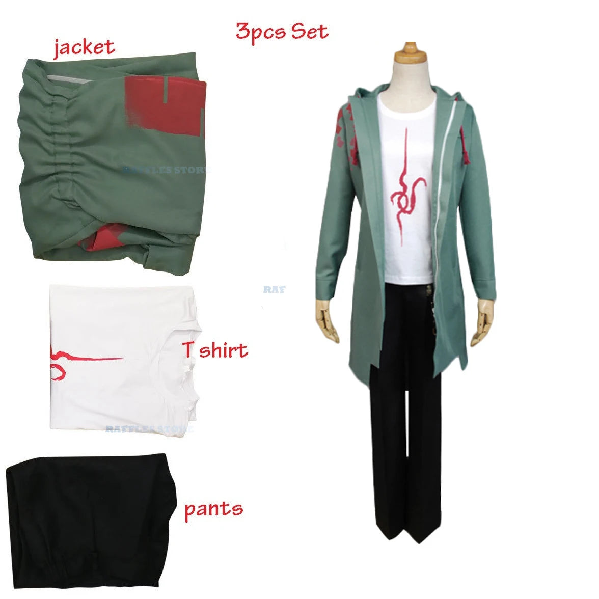 Nagito Komaeda Cosplay (&Peruk) - Danganronpa