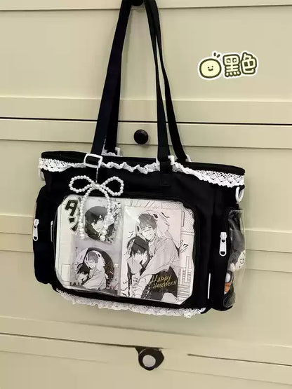 Eprolo Ballet Girl Ita Çanta crossbody bag with single shoulder strap, featuring a stylish Japanese-inspired design and vibrant colors.