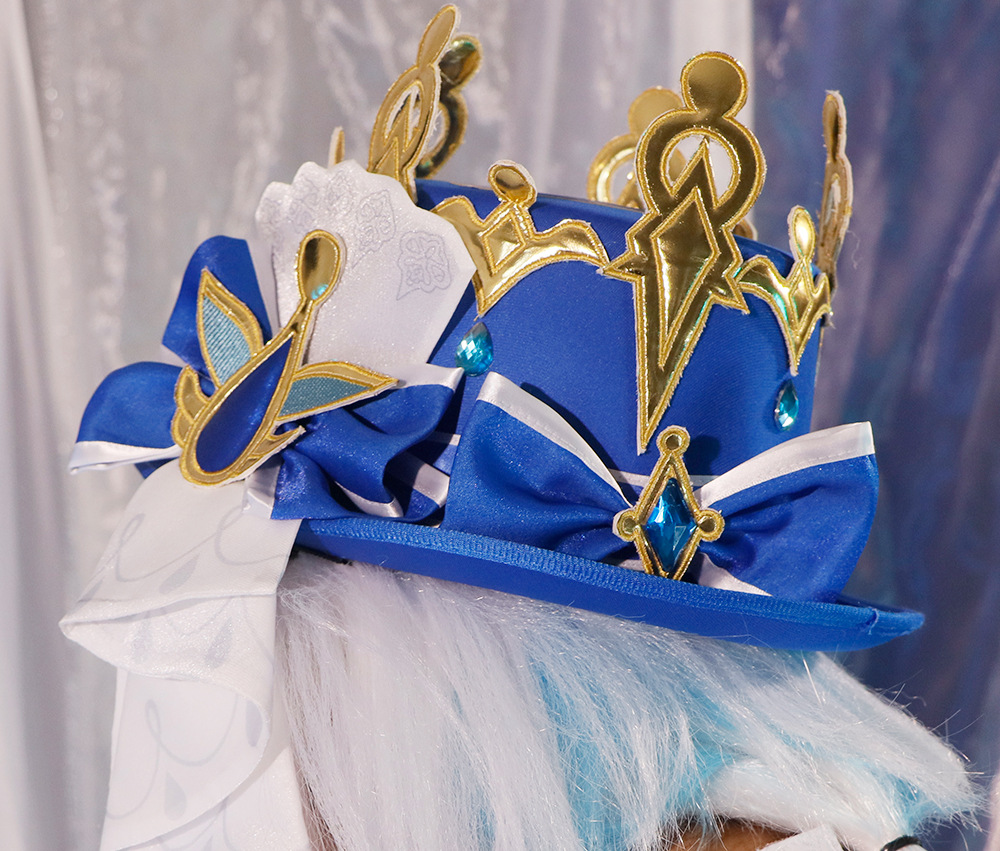 Furina Cosplay + Peruk (Yüksek Kalite)