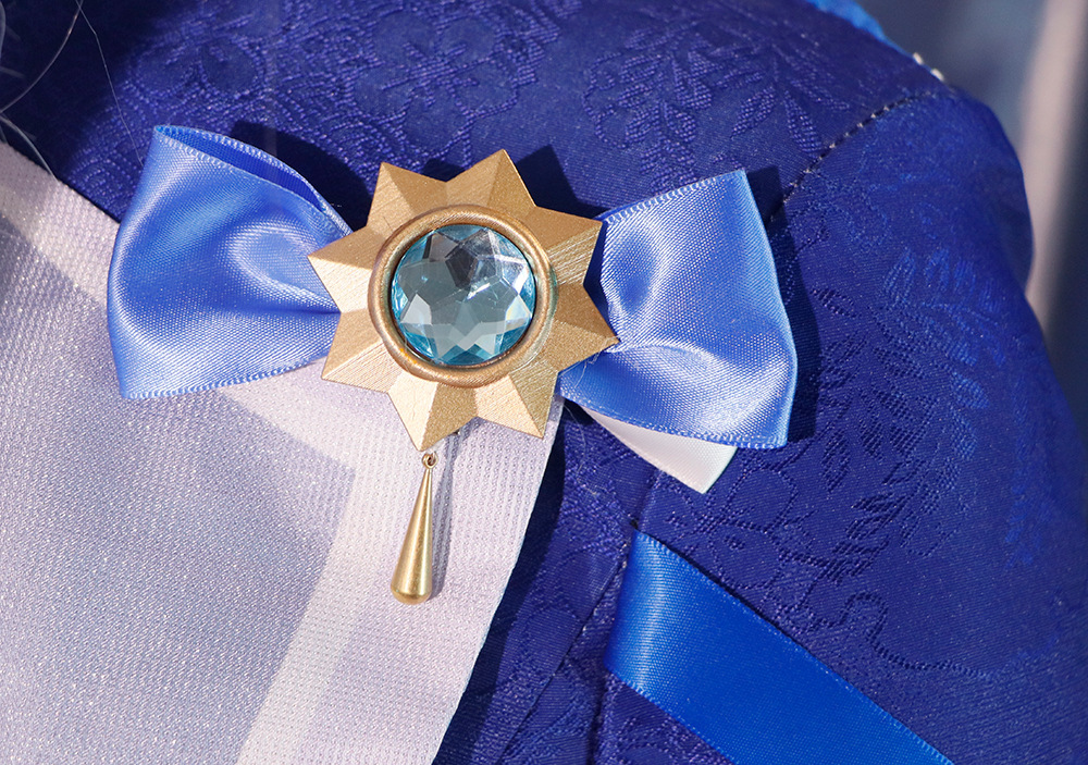 Furina Cosplay + Peruk (Yüksek Kalite)