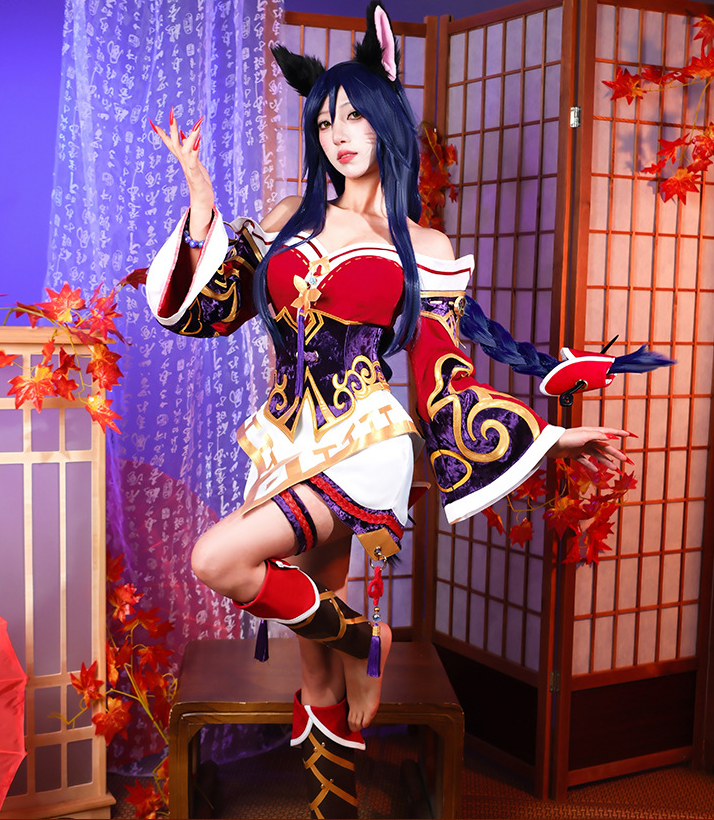 Ahri Cosplay (Yüksek Kalite)