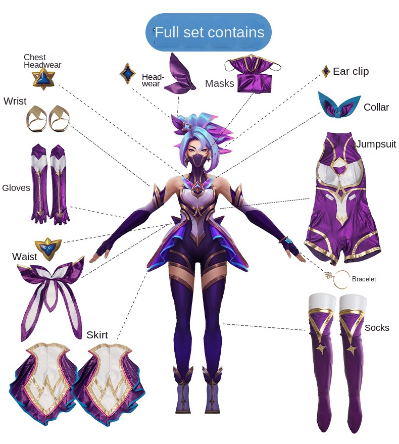 Yıldız Muhafızı Akali Cosplay