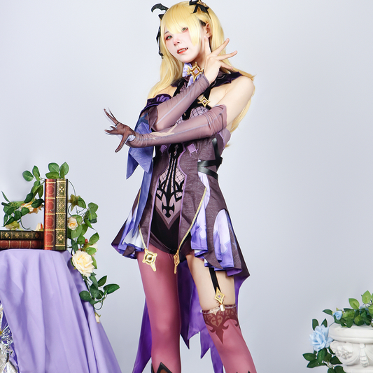 Fischl Cosplay + Peruk