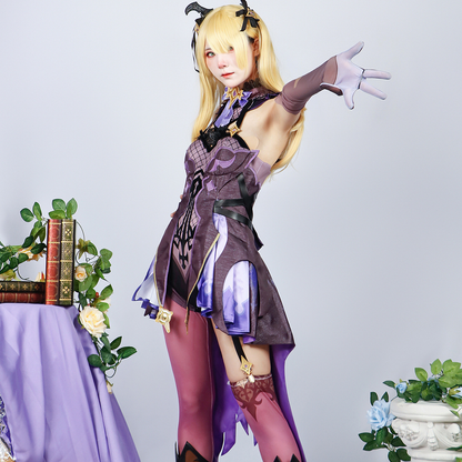 Fischl Cosplay + Peruk