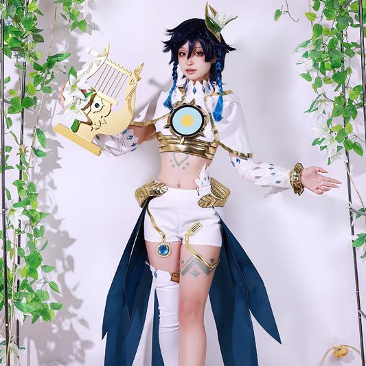 Archon Venti Cosplay +Peruk