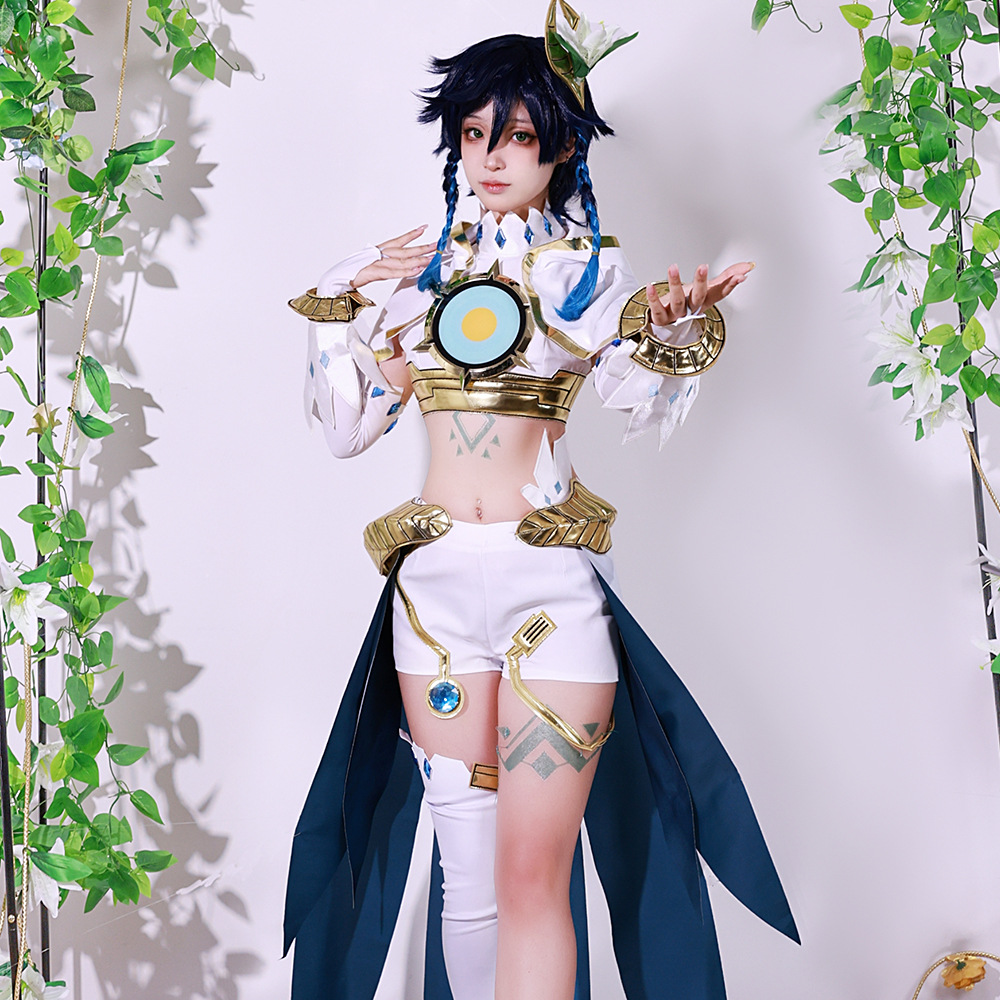 Archon Venti Cosplay +Peruk