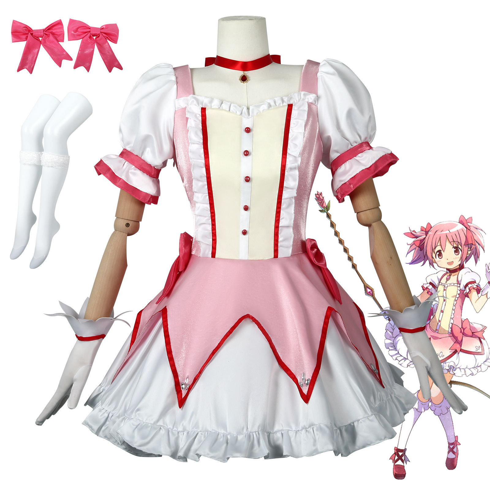 Madoka Cosplay +Peruk - Shadora