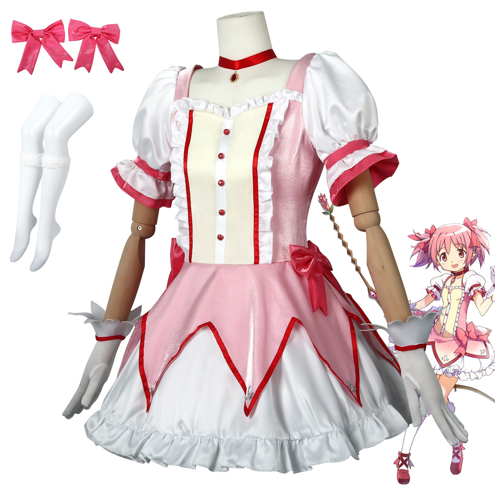 Madoka Cosplay +Peruk - Shadora