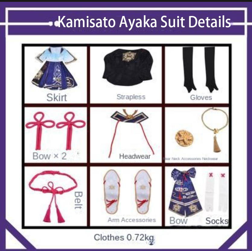 Ayaka Cosplay (& Peruk)