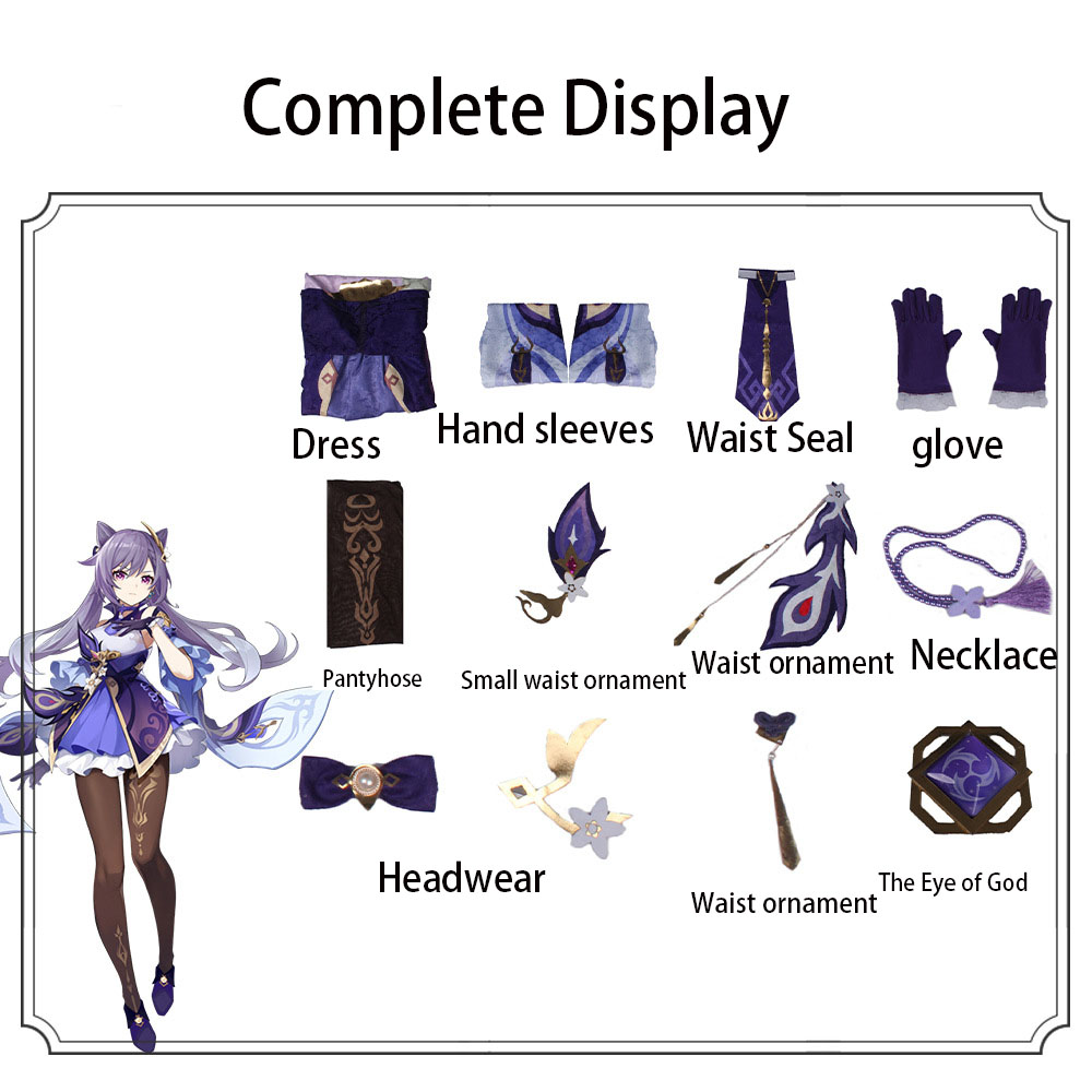 Keqing Cosplay (& Peruk)