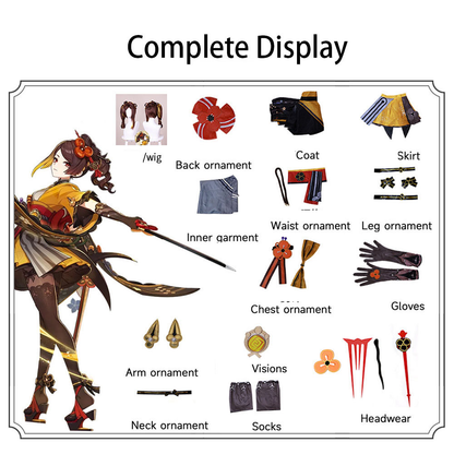 Chiori Cosplay + Peruk