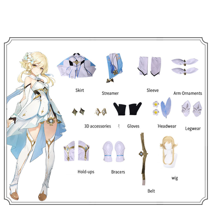 Lumine Cosplay +Peruk