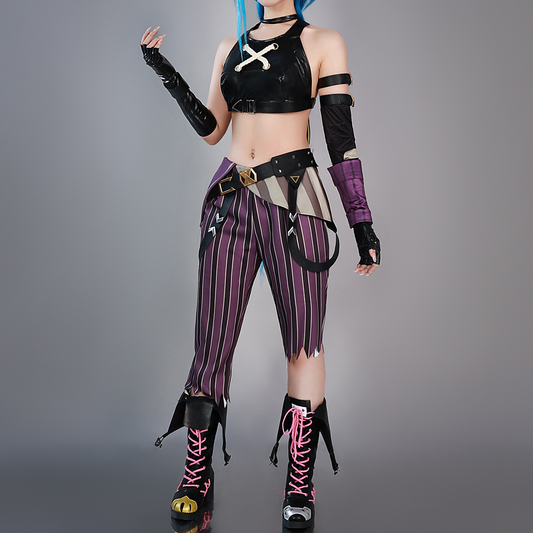 Arcane Jinx Cosplay (& Peruk)