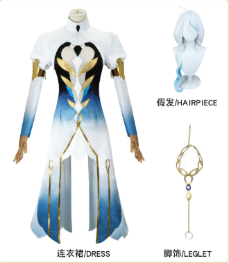 Focalors Cosplay (& Peruk)