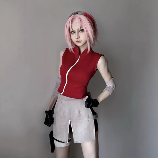 Sakura Haruno Cosplay +Peruk - Shadora