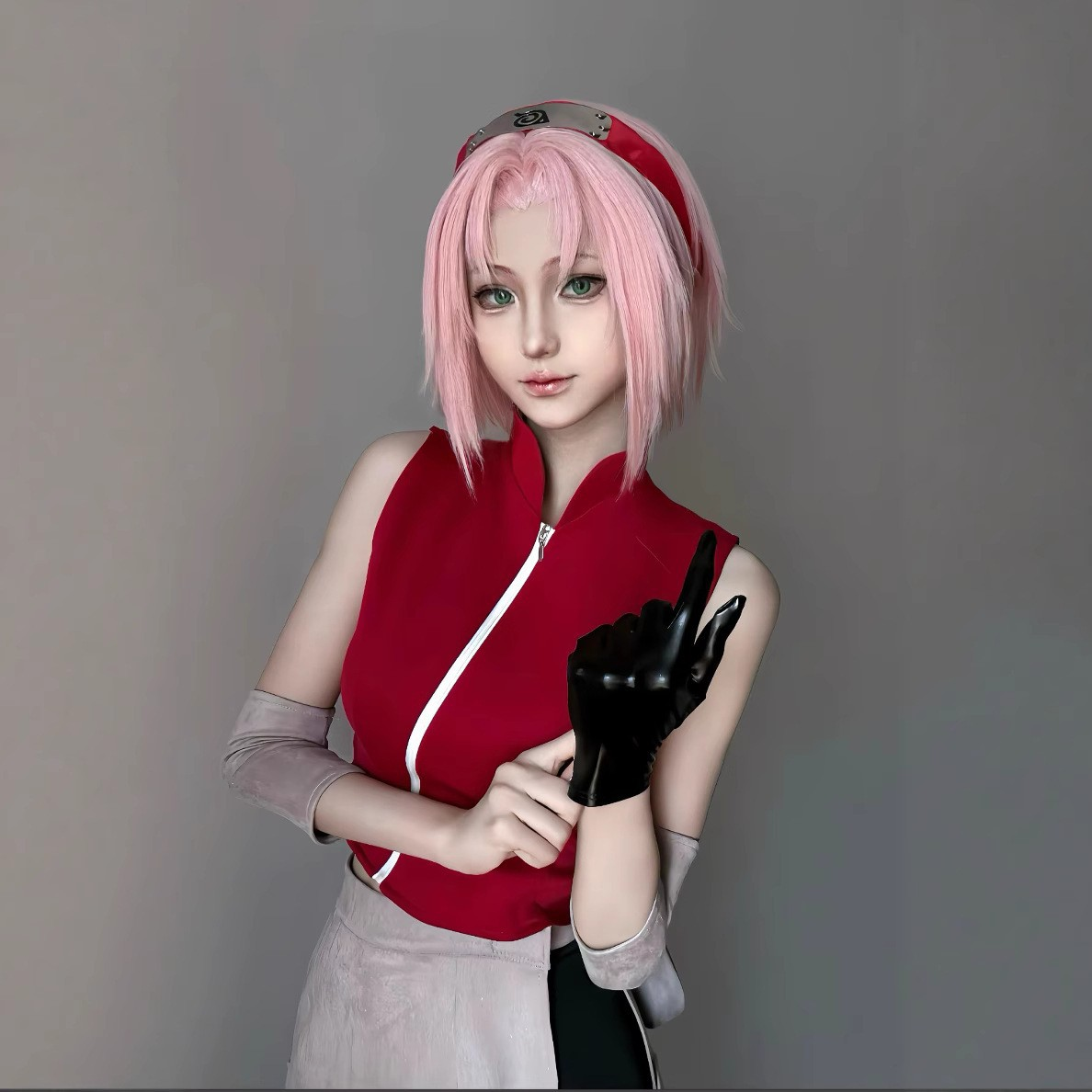 Sakura Haruno Cosplay +Peruk - Shadora