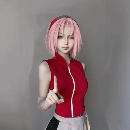 Sakura Haruno Cosplay +Peruk - Shadora