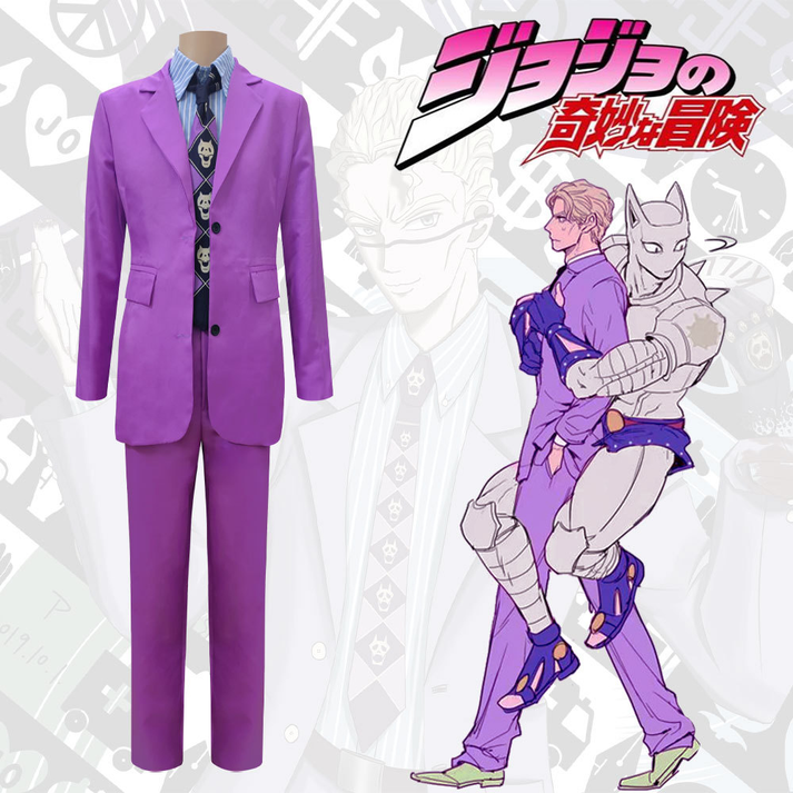 2XL Beden - Yoshikage Kira Kostüm