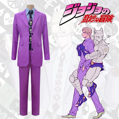 2XL Beden - Yoshikage Kira Kostüm