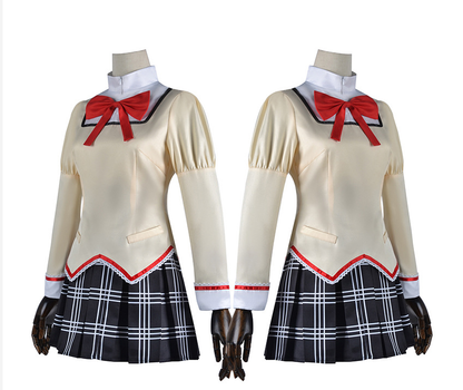 Madoka Magica Cosplay Üniforma (&Peruklar) - Shadora