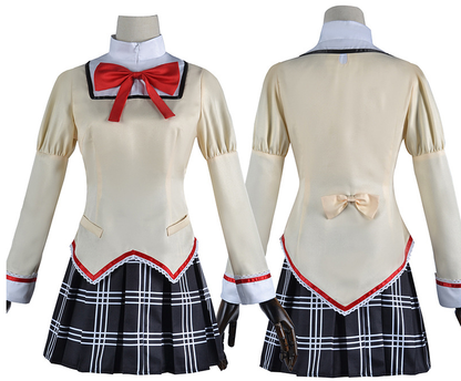 Madoka Magica Cosplay Üniforma (&Peruklar) - Shadora