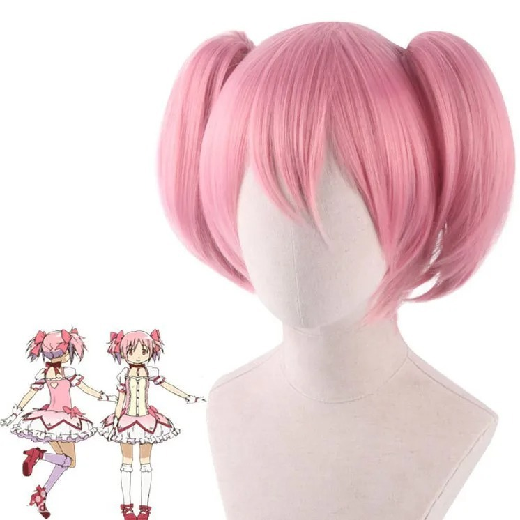 Madoka Magica Cosplay Üniforma (&Peruklar) - Shadora