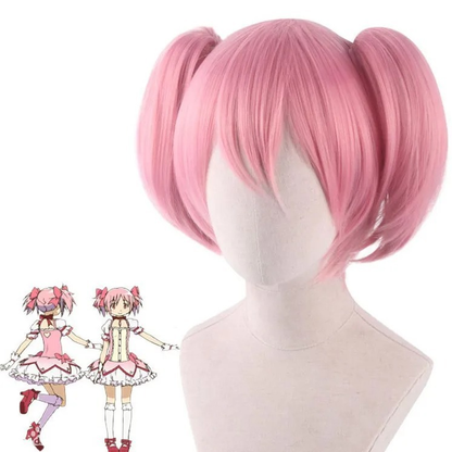 Madoka Magica Cosplay Üniforma (&Peruklar) - Shadora