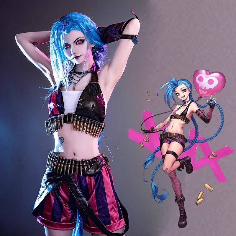 Jinx Cosplay (&Peruk) - Shadora