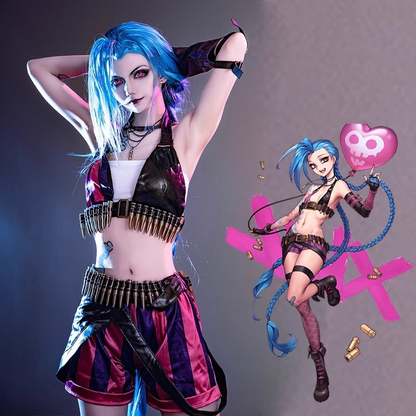 Jinx Cosplay (&Peruk) - Shadora