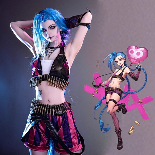 Jinx Cosplay (&Peruk) - Shadora