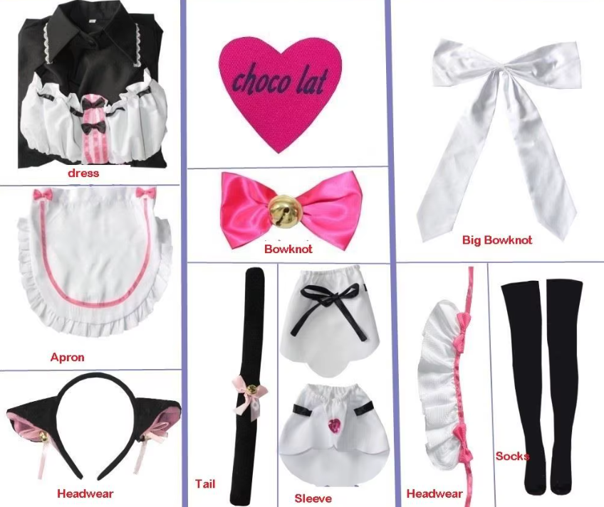 Chocola - Vanilia Cosplay (&Peruk) - Shadora