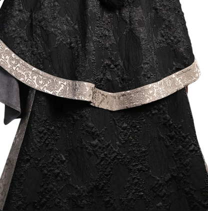 Fire Keeper cosplay costume by Shadora featuring a detailed design with flowing fabric and intricate accessories.