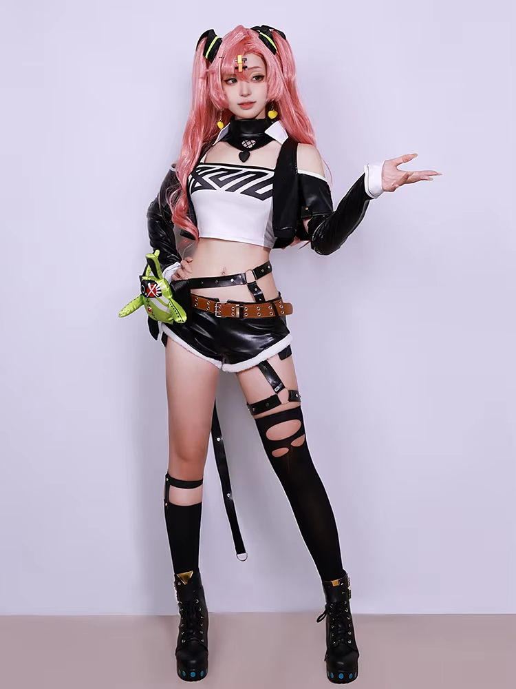 Nicole Demara cosplay costume by Shadora, featuring intricate detailing and vibrant colors in a full-length view.