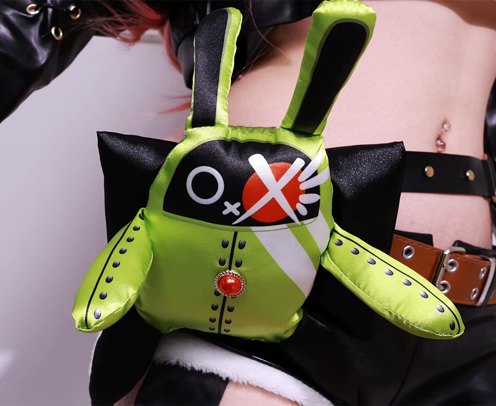 Nicole Demara cosplay costume by Shadora featuring intricate details and vibrant colors, displayed on a mannequin.