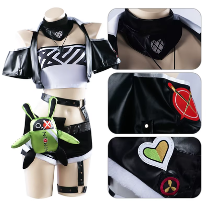 Nicole Demara cosplay costume by Shadora featuring intricate details and vibrant colors in a styled image.