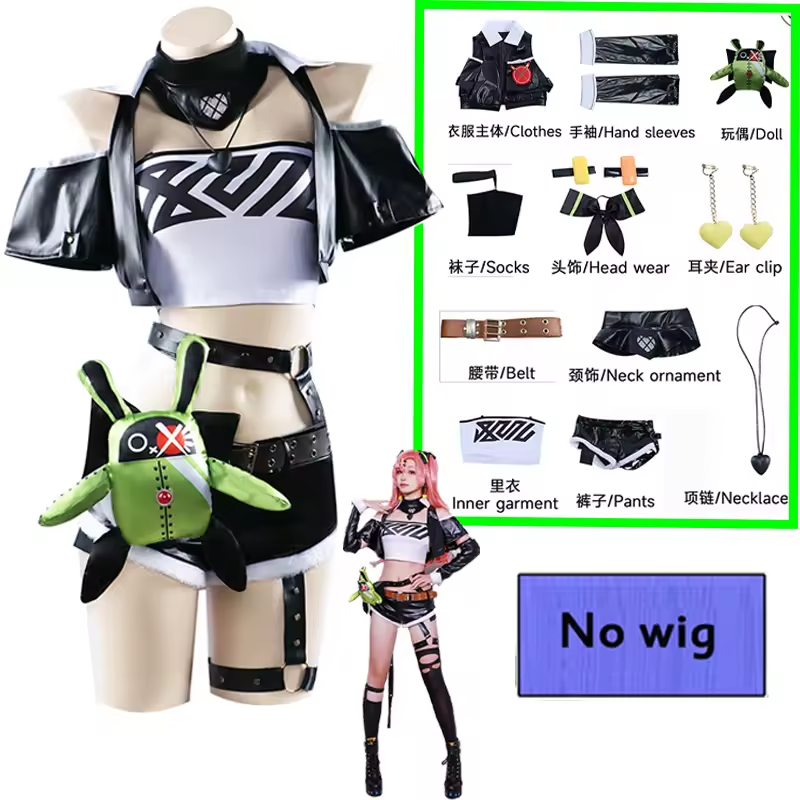 Nicole Demara cosplay costume by Shadora, featuring detailed outfit design and accessories showcased in the image.