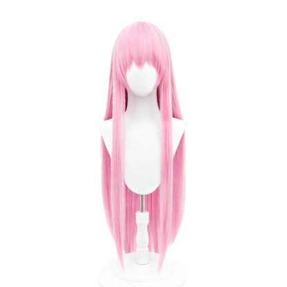 Megurine Luka cosplay outfit with wig by Shadora, featuring dress and accessories in vibrant colors.