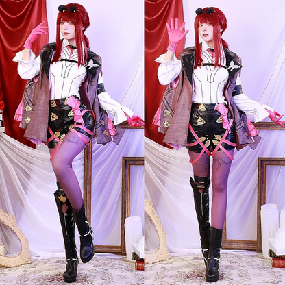 Kafka cosplay costume and wig by Shadora, featuring high-quality fabric and details for an authentic look.