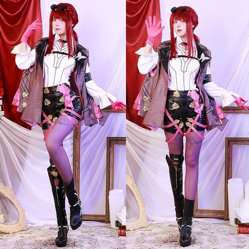 Kafka cosplay costume and wig by Shadora, featuring high-quality fabric and details for an authentic look.
