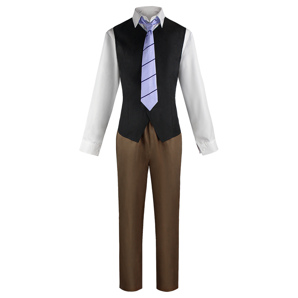 Ranpo Edogawa cosplay costume with wig from Shadora, featuring character's signature outfit and hairstyle for accurate dressing.