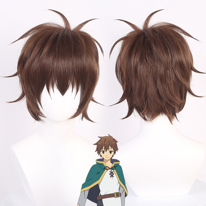 Shadora Kazuma cosplay costume with matching wig, featuring detailed costume and vibrant hair for anime character dressing.