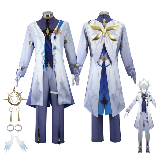 Shadora Sunday Cosplay costume with matching wig, featuring detailed fabric and vibrant colors for a complete cosplay look.