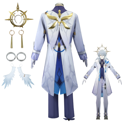 Shadora Sunday Cosplay costume with matching wig, featuring vibrant colors and detailed design for cosplay enthusiasts.