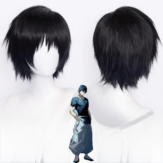 Shadora Toji Peruk wig with long, dark hair styled in loose waves, showcasing a natural and elegant look.