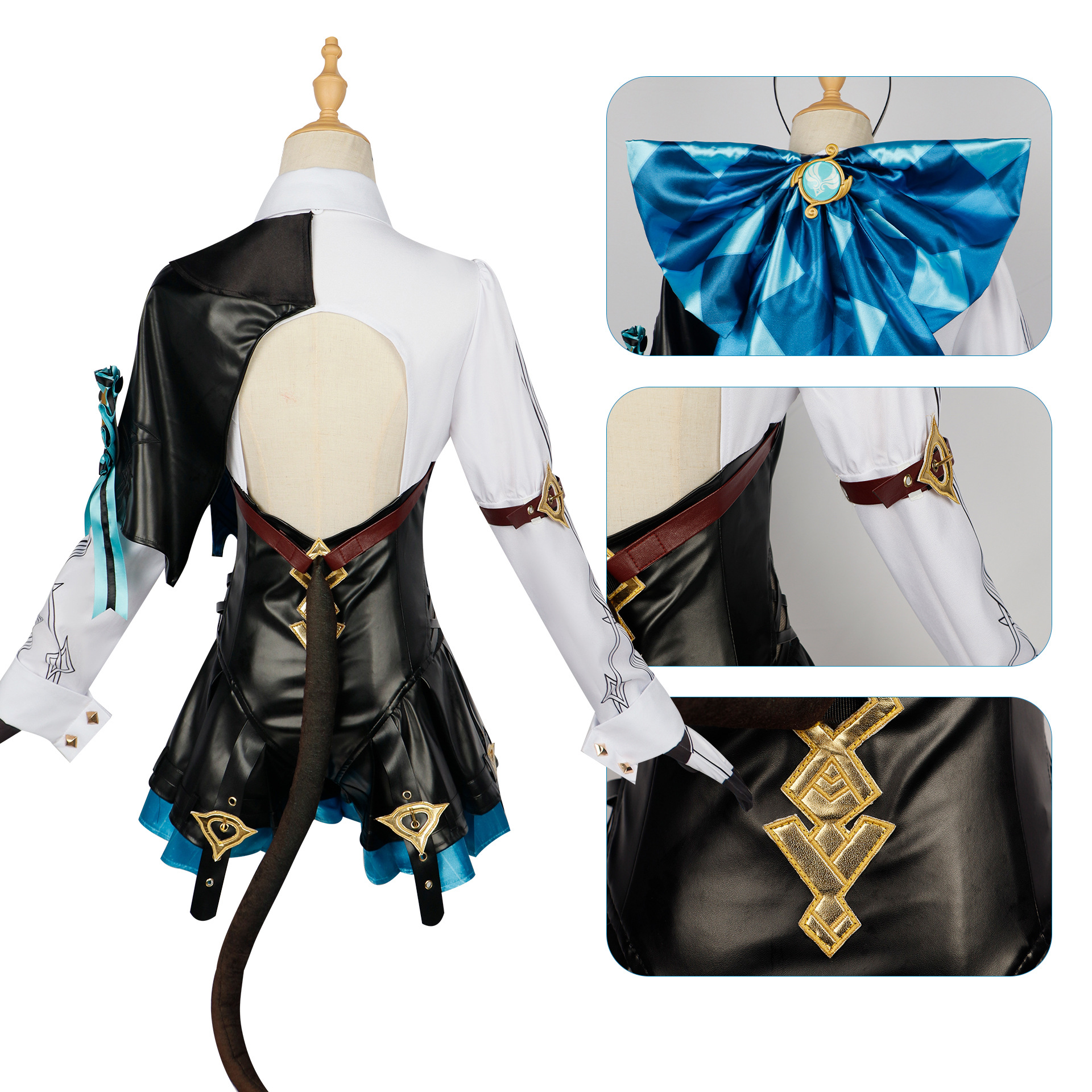 Shadora Lynette cosplay with wig featuring long blonde hair, detailed costume, and accessories, perfect for cosplay events.