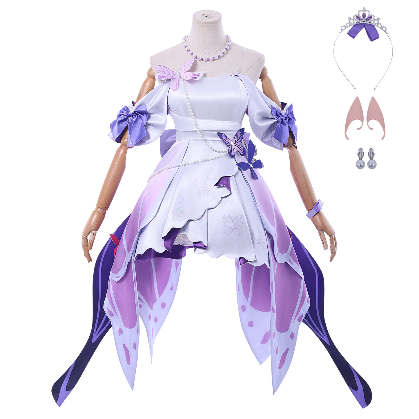 Shadora Casotrice cosplay costume with matching Peruk wig, featuring intricate details and vibrant colors.