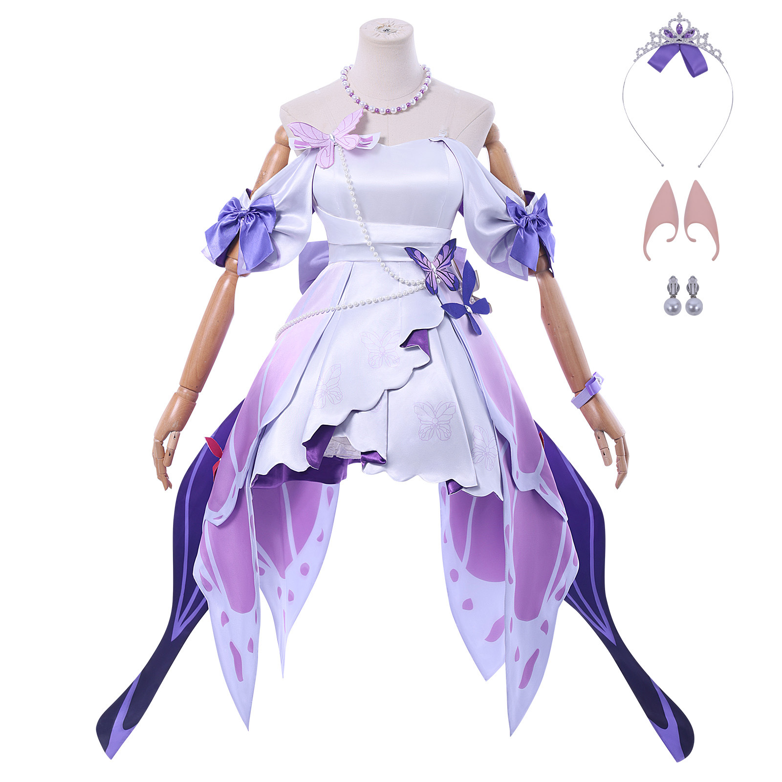 Shadora Casotrice cosplay costume with matching Peruk wig, featuring intricate details and vibrant colors.